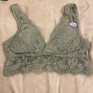 Mint green bralette from rue 21